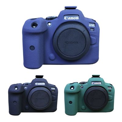 เคสซิลิโคนสำหรับ Canon EOS R6 Mark II 2ป้องกันฝุ่นและรอยขีดข่วนกระเป๋ากระเป๋าใส่กล้องแบบนิ่มสำหรับ R6แคนนอน R6II อุปกรณ์เสริมผิวป้องกันการลื่นไถล