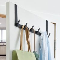 YUN Behind Door Adjustable Metal Aluminum Wall Hooks No Anti Scratch Rust