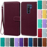 For Redmi 9 Case Soft Silicone Wallet Cover Phone Case For Xiaomi Redmi 9 Case Redmi9 Leather Flip Case Coque Fundas Shell