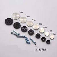 100Pcs/Lot  12mm Diameter Stainless Steel Cap Cover Decorative Mirror Screws Display Mirror Nails Screws Fasteners