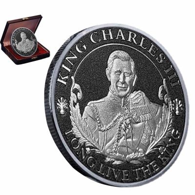 【CC】❁  King Charles III Metal Commemorative Coin British The Of Coins Keychain Crafts Souvenir Collections
