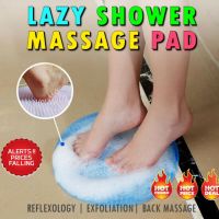 1pc Silicone Bathroom Mats Lazy People Bath Artifact Back Massage Cushion Sole Non slip Massage Pad Foot Wash Bathroom Mat