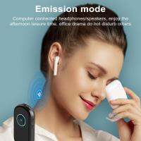 ตัวรับสัญญาณที่เข้ากันได้กับ Bluetooth ปราศจากสัญญาณรบกวนตัวรับสัญญาณเสียงภายในรถแบบไร้สายพร้อม Bluetooth 5.0 Noise สําหรับแฮนด์ฟรี