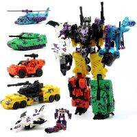 การแปลง6 In 1 KO Bruticus Shockwave IDW 5ใน1 6ในหนึ่งเดียวที่ไม่มีชุดกล่องหุ่นยนต์ต่อสู้คอลเลกชันหุ่นของเล่น TF โมเดล