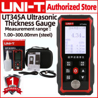 UNI-T UT345A Ultrasonic เครื่องทดสอบความแม่นยำการวัดความหนาแบนหัวจอแสดงผล Probe แผ่นโลหะความหนาวัด UT345