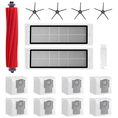 Accessories Set for Roborock Q5/Q5+ Dust Bag Filter Main Brush Side Brush All in One Whole Set Spare Part