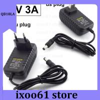 ixoo61 store AC to DC 5V 3A 3000mA Power Adapter Supply EU US Plug 100V-240V Converter Wall charger 5.5mm x2.5mm For LED Strip Light