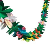 3M Hawaiian Party Decoration Paper Garland Hawaii Summer Tropical Party Supplies Luau Wedding Birthday Party Decor Supplies