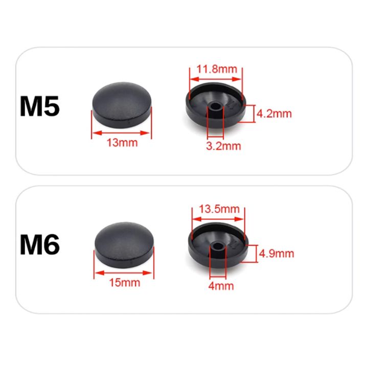 round-head-with-gasket-hexagonal-screw-cap-plastic-ugly-and-dustproof-cap-m5m6