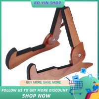 Universal Foldable Guitar Stand Holder Mahogany Solid Wood String Instrument Bracket Cute Rabbit Shape for Electric Acoustic Guitars Bass