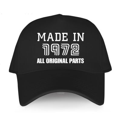 Fashion hat Made In 1972 Baseball Caps Unisex Adjustable Man Outdoor Birthday Gift Cap