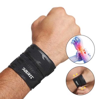1PC Sports Compression Wrist Brace Thin Breathable Adjustable Hand Wrap Support Wristband for Basketball Badminton