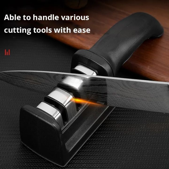 4 In 1 Segment Kitchen Sharpener Stone Home Knife Sharpener