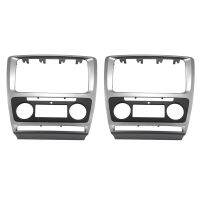 2X 2 Din Radio Fascia for Skoda Octavia Audio Stereo Panel Mounting Installation Dash Kit Trim Frame Adapter