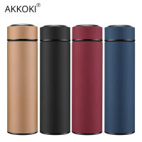 Logo Custom 450ml Business Thermos Stainless Steel Bottle For Car Water Bottles Vacuum Insulated Flask Sport Drinkware Gift