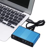 USB SOUND External Optical Audio 6 Channel 5.1 Sound Card Adapter For Laptop.