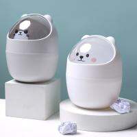 Laputa ถังขยะ Mini Multifunctional Reusable เดสก์ท็อปน่ารักการ์ตูนที่เก็บขยะตะกร้าสำหรับในร่ม