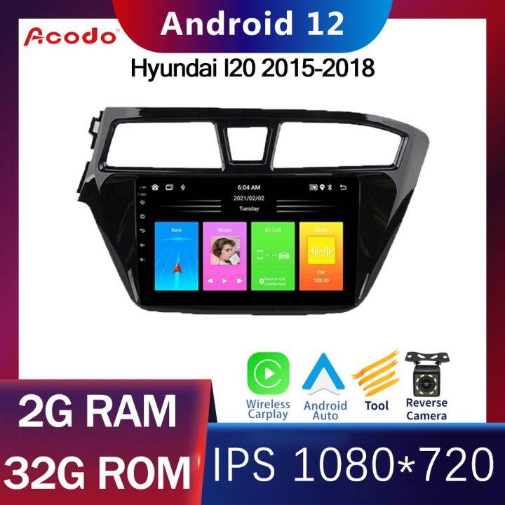 acodo-2-din-2-16g-9inch-car-radio-android-12-0-for-hyundai-i20-2015-2018-mirror-link-multimedia-player-touch-screen-car-stereo-navigation-gps-wifi-video-out-steering-wheel-control-with-frame-headunit