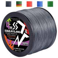 Sougayilang 4 Strands 100M,300M PE Braided Fishing Line 18-66LB Smooth and Durable Fishing Line, Suitable for Carp Fishing