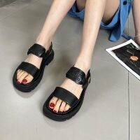 High quality❡ (Original Box) CELeeINEˉs Womens Shoes 2023 New High Quality Cowhide Bare Strap Roman Sandals Ladies Flat Sandals Fashionable and Versatile