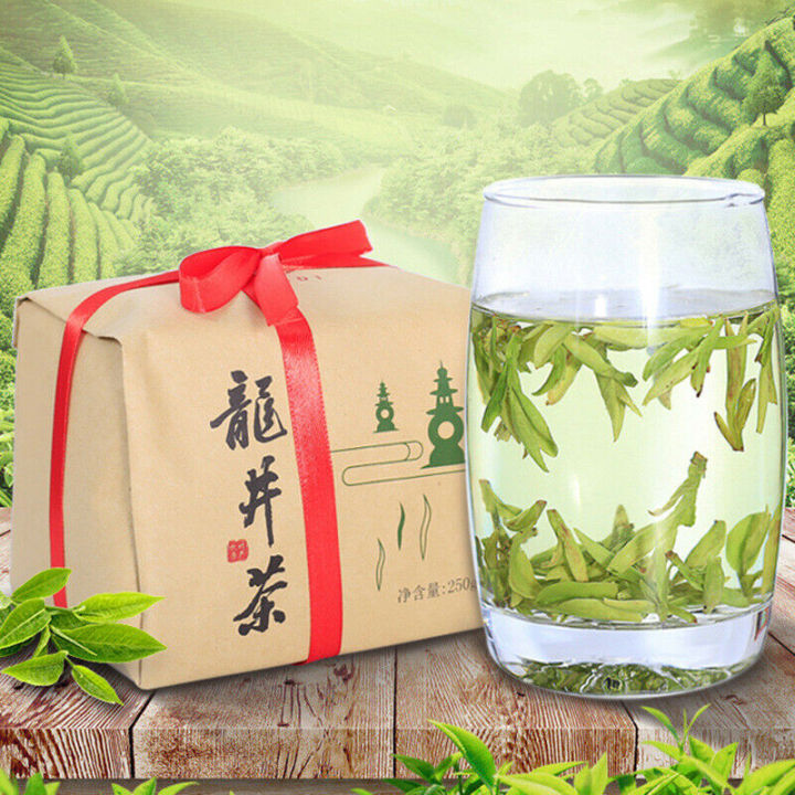 2021 Dragon Well Green Tea 250g Longjing Bulk Green Tea Slimming Tea Health Care