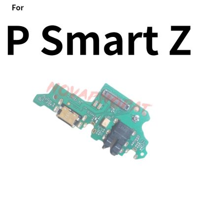 Novaphopat สำหรับ Huawei P Smart 2019 Plus Z Enjoy 7S P20 Y6 II V9เล่นแท่นชาร์จ USB แท่นชาร์จสายเคเบิลงอได้บอร์ดไมโครโฟน