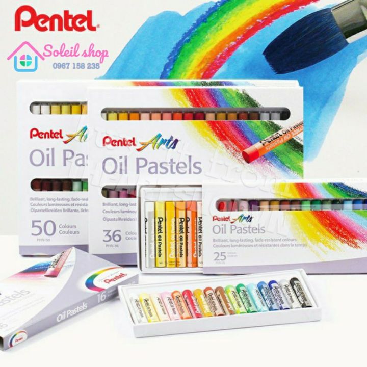 Sáp Tô Màu Cho Bé Pentel 50 Màu, Nhật Bản, Mầu Sắc Đẹp, Giúp Bé Sáng Tạo |  Lazada.Vn