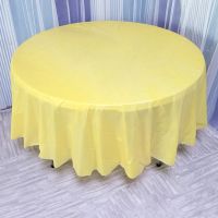 Fashion Table Cloth Round Tablecloth Soft Wear resistant Soft Tablecloth Disposable