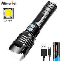 Alonefire X21 Xhp99ส่วนใหญ่ที่มีประสิทธิภาพไฟฉายLedแบบพับเก็บได้Usbไฟฉายภาคสนาม26650ไฟฉายสำหรับตะเกียงตั้งแคมป์