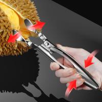 Durian Opener Tool Comfortable Grip Peeling Smooth Food Grade Manual Durian Shelling Machine for Household Kitchen Gifts Cooking Graters  Peelers Slic