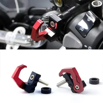 22mm Handlebar Motorcycle Hook CNC Aluminum Alloy Helmet Hanger