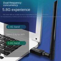 1Set High Speed 1300Mbps WiFi Wireless Network Card 2.4G 5GHz Dual Band Wireless Receiver Plastic For PC