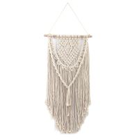 Macrame Wall Hanging Boho Home Chic Bohemian Geometric Woven Art Decor for Beautiful Apartment Dorm Bedroom Decoration