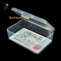 Storage Case Container Collection Plastic Transparent Lid Clear Organizer Holder Rectangular Jewelry Small