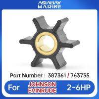 ใบพัดเครื่องสูบน้ำ387361สำหรับ Johnson Evinrude 4Hp 2Hp เครื่องยนต์นอกเรืออะไหล่เรือ6Hp 763735เซียร่า18-3090