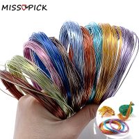 0.6/0.8/1.0/1.2/1.5mm Multicolor Aluminum Wire Painted Metal Wire Cord For DIY Craft Making Bracelet Necklace Jewelry Accessory