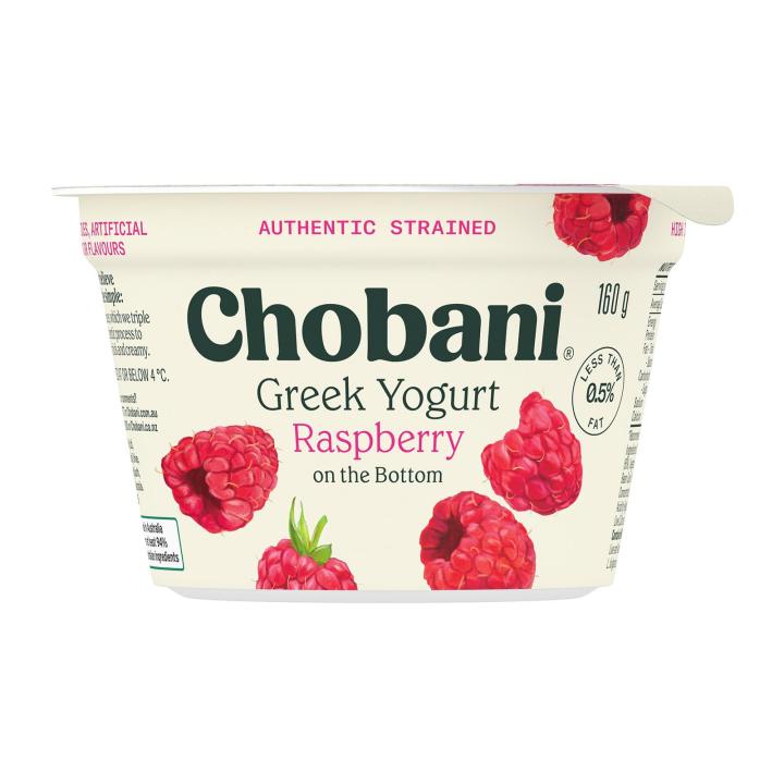 Chobani Raspberry Greek Yoghurt 160G Lazada Singapore