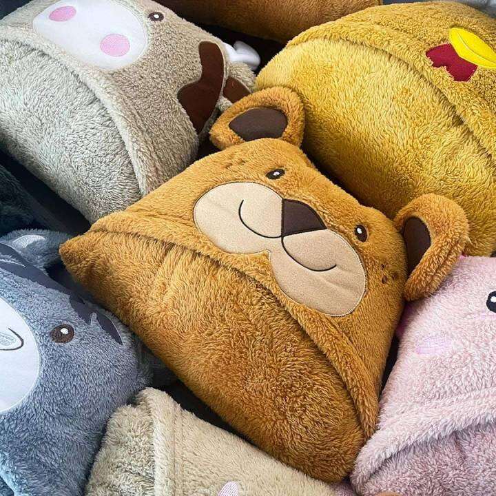 ตุ๊กตา-ฮู้ด-ผ้าห่ม-12-นักษัตร-ขนาด-30x40นิ้ว-มี-12-ลาย-ให้เลือก-สวย-นุ่ม-น่าร้ากกกก