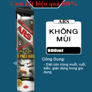 BÌNH XỊT MUỖI KIẾN DÁN ARS KHÔNG MÙI, THUỐC DIỆT CON TRÙNG 600ML VIỆT NAM