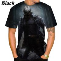 2023 Customized Fashion T-shirt Summer New Short-sleeved Movie 9527 Jason 3d T-shirt T-shirt Round Neck Casual Short-sleeved T-shirt Trend All-match Top，Contact the seller for personalized customization