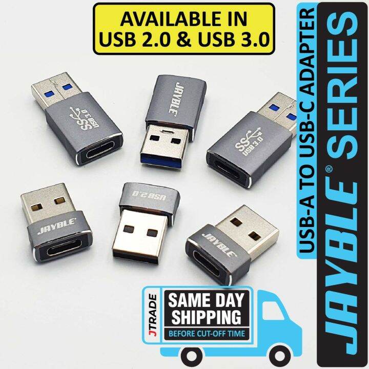 USB Type A to USB Type C Adapter Converter JAYBLE Lazada