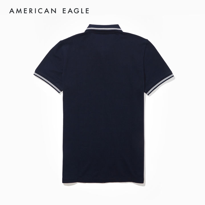american-eagle-slim-fit-pique-polo-shirt-เสื้อโปโล-ผู้ชาย-ทรงสลิม-nmpo-018-9150-410