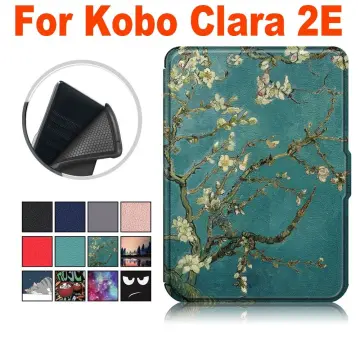 for Kobo Clara 2e 2022 Case PU Leather Ebooks Protective Smart