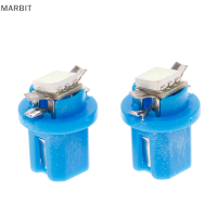 MARBIT 2ชิ้นหลอดไฟ LED สว่างพิเศษแผงหน้าปัดรถยนต์ T5แผงหน้าปัดรถยนต์ไฟแผงหน้าปัดรถยนต์