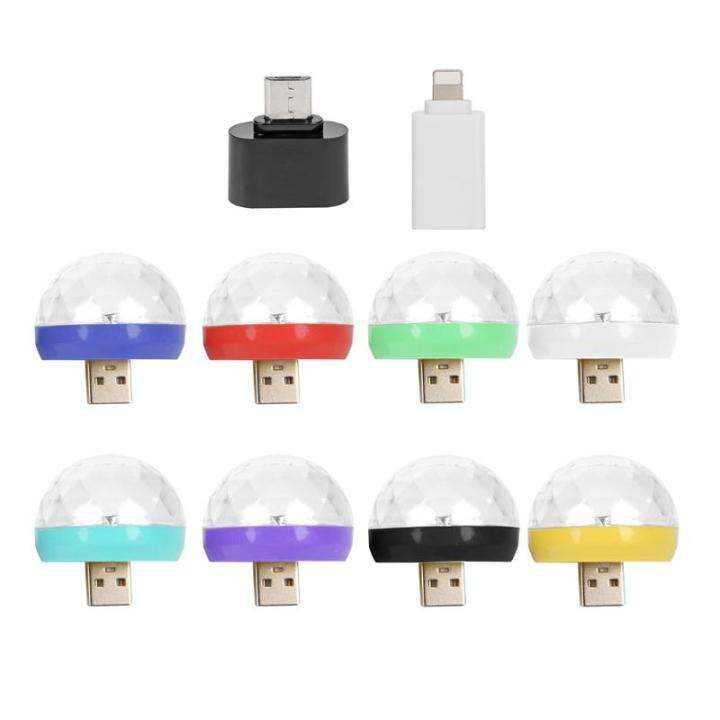 worth-buy-หลอดไฟเวที-usb-ไฟดิสโก้ไฟปาร์ตี้-led-usb-ขนาดเล็กพกพาลูกบอลคริสตัลวิเศษเอฟเฟกต์สีสันสดใสสำหรับตกแต่งบ้านงานปาร์ตี้คาราโอเกะ