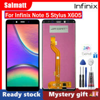 Salmatt 2160X1080 6 LCD สำหรับ Infinix Note 5สไตลัส X605จอแสดงผล + Gratis Ongkir ชุดหน้าจอเครื่องแปลงเป็นดิจิทัลสัมผัส