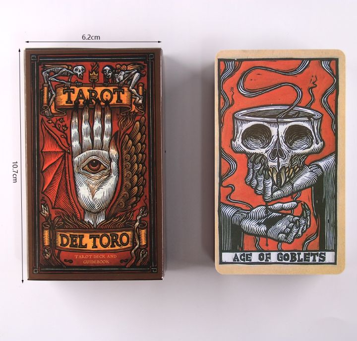 yf-tarot-del-a-deck-and-guidebook-inspired-by-the-world-of-guillermo-toro-novelty-book-beginners-card-game-toy