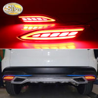 2PCS For Honda HRV HR-V 2015 - 2020 3-in-1 Functions 12V LED Bumper Light Rear Fog Lamp ke Light Turn Signal Reflector