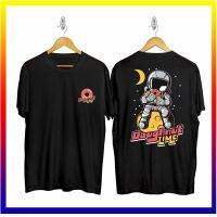 956STRO เสื้อยืด / เสื้อยืดผู้ชาย โดนัทสีดำ ASTRONOT655