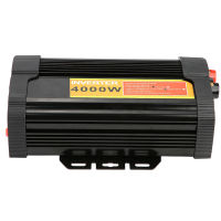 อินเวอร์เตอร์เครื่องแปลงแรงดันไฟฟ้ารถยนต์4000W เครื่องแปลงไฟ12V DC เป็น110V AC